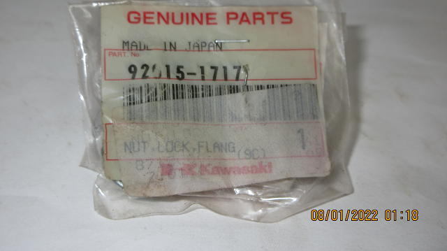 LOCK FLANGED NUT 10MM (image for) LOCK FLANGED NUT 10MM